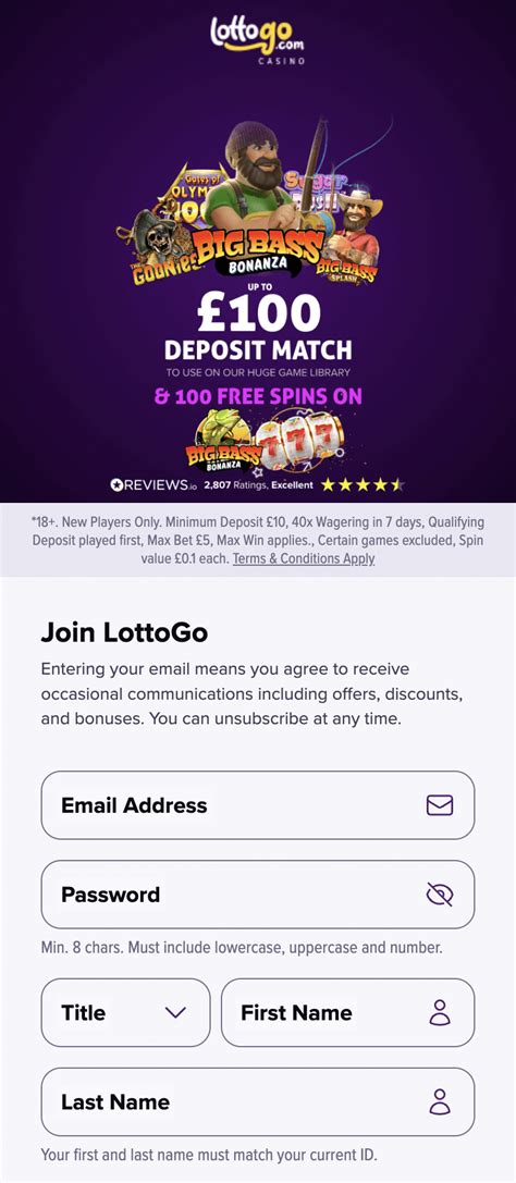 lottogo sign in.
